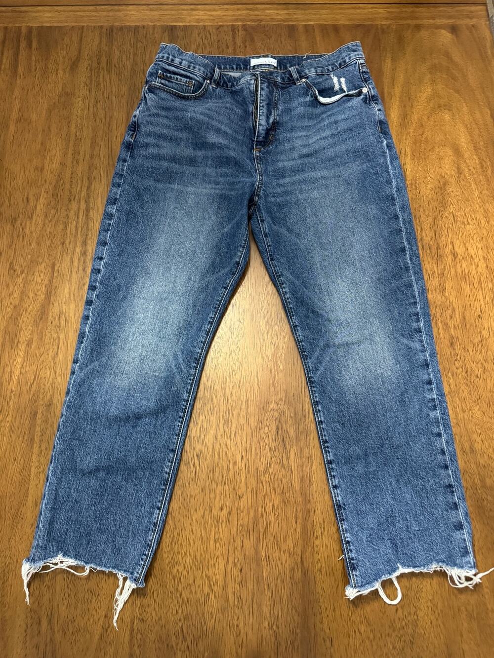 LOFT Modern Straight Crop Jeans - Size 10